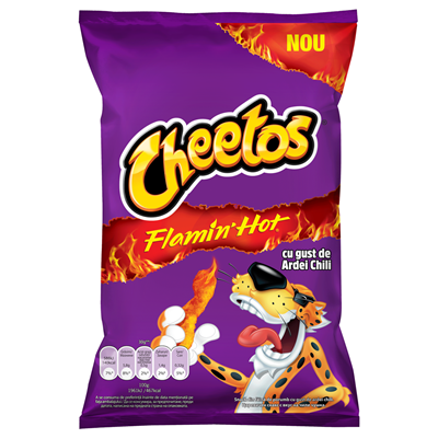 CHEETOS Flamin' Hot Pufuleti Ardei Iute 80 g