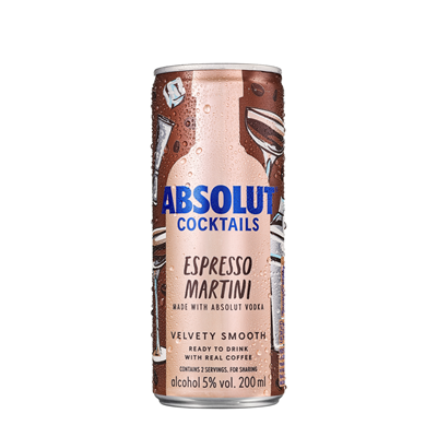ABSOLUT Cocktail Espresso Martini 5% SGR 0,20 L