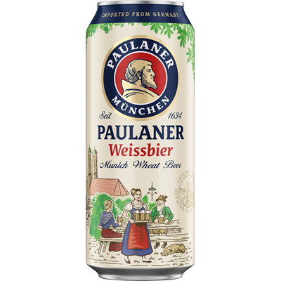 PAULANER Weissbier Bere Nefiltrata Doza SGR 0,5 L