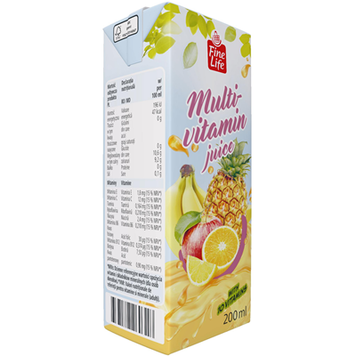 Fine Life Suc Multivitamine Tetra Pak 200 ml
