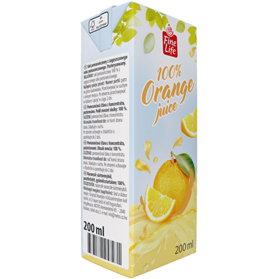 Fine Life Suc Portocale Tetra Pak 200 ml