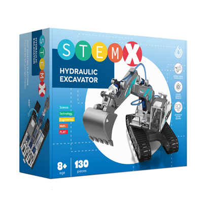 STEMX Set de Construit Excavator Hidraulic