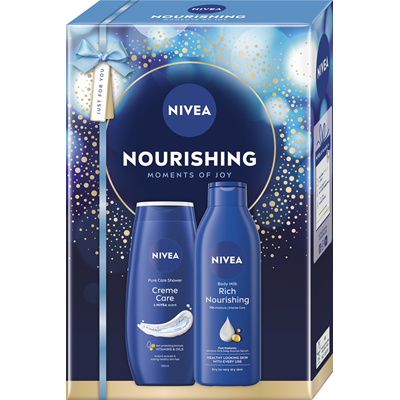 NIVEA Set Cadou Nourishing Lotine Corp + Gel de Dus