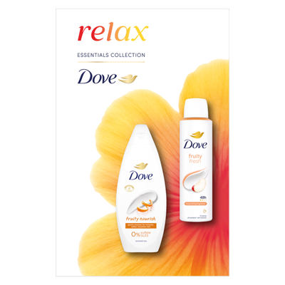 Dove Set Cadou Fruity Gel de Dus & Deodorant Spray