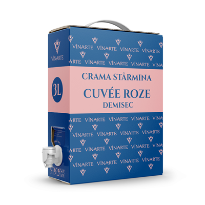 VINARTE Crama Stârmina Vin Rose Demisec 3 L