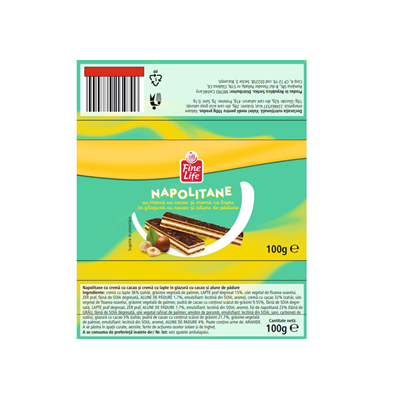 Fine Life Napolitane Glazurate 100 g