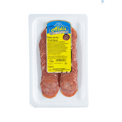 Aldis Salam de Pui Crud Uscat 350 g