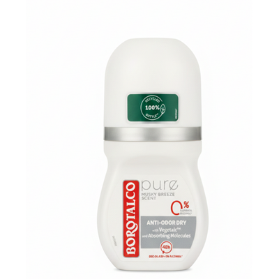 BOROTALCO Deodorant Roll On Pure Clean 50 ml