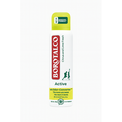 BOROTALCO Deodorant Spray Active Citrus & Lime 150 ml