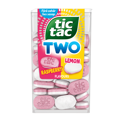 TIC TAC Two Drajeuri Zmeura & Lamaie 38,5 g