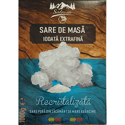 Salrom Sare Iodata Recristalizata 1 Kg