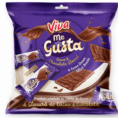 Viva Me Gusta Snack Cacao Glazura Ciocolata 70 g