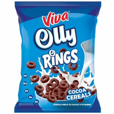 Viva Olly Rings Inele Cereale Cacao si Vitamine 250 g
