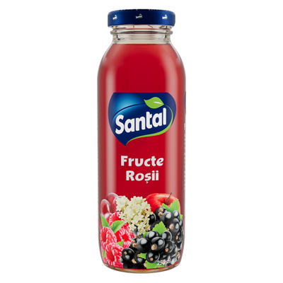 SANTAL Suc Fructe Rosii 30% SGR 0,250 L