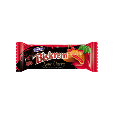 BISKREM Biscuiti Crema Visine 80 g