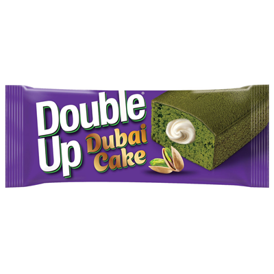 DOUBLE UP Prajitura Dubai Fistic si Crema Lapte 50 g