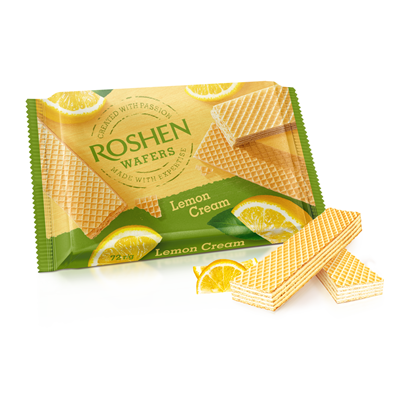 ROSHEN Napolitane Umplutură Lămâie 72 g