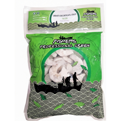 Creveti Cruzi Decorticati Eviscerati Calibru 16 - 20 800 g