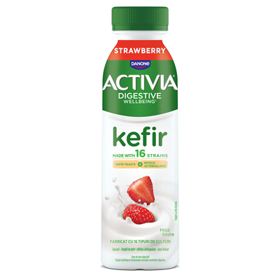 ACTIVIA Kefir de Baut Capsuni 280 g