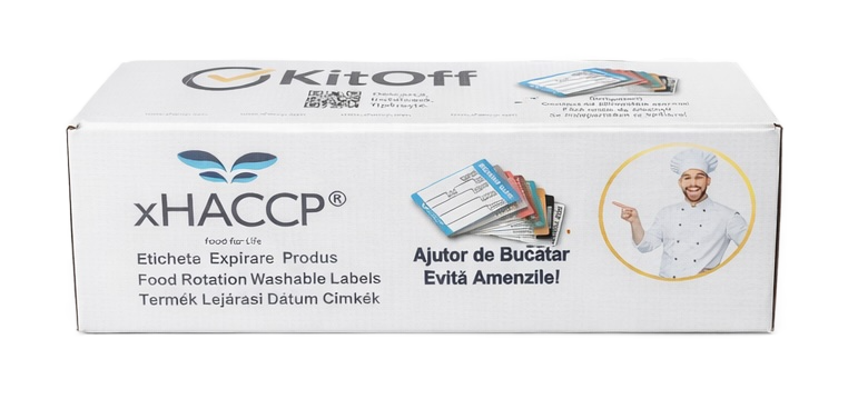 Set 8 Role Etichete Alimentare XHACCP - KitOff - TOP 8 bucati