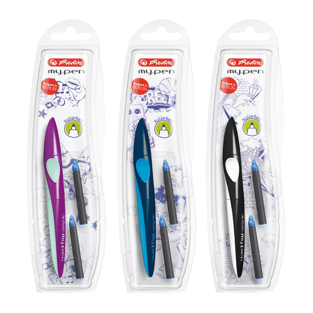 herlitz My Pen Roller Diverse Culori
