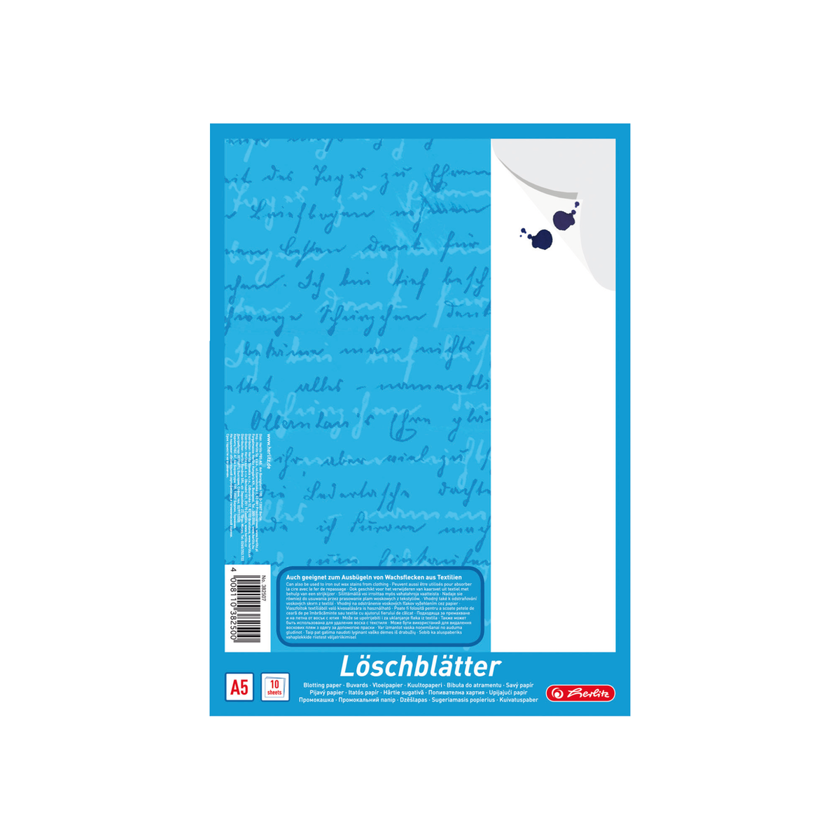 herlitz 10 Coli Hartie Sugativa Alba A5