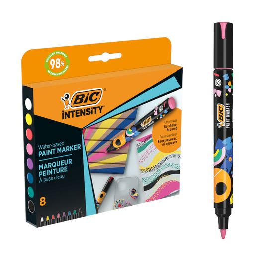 BiC Markere Vopsea Intesity 8 Culori