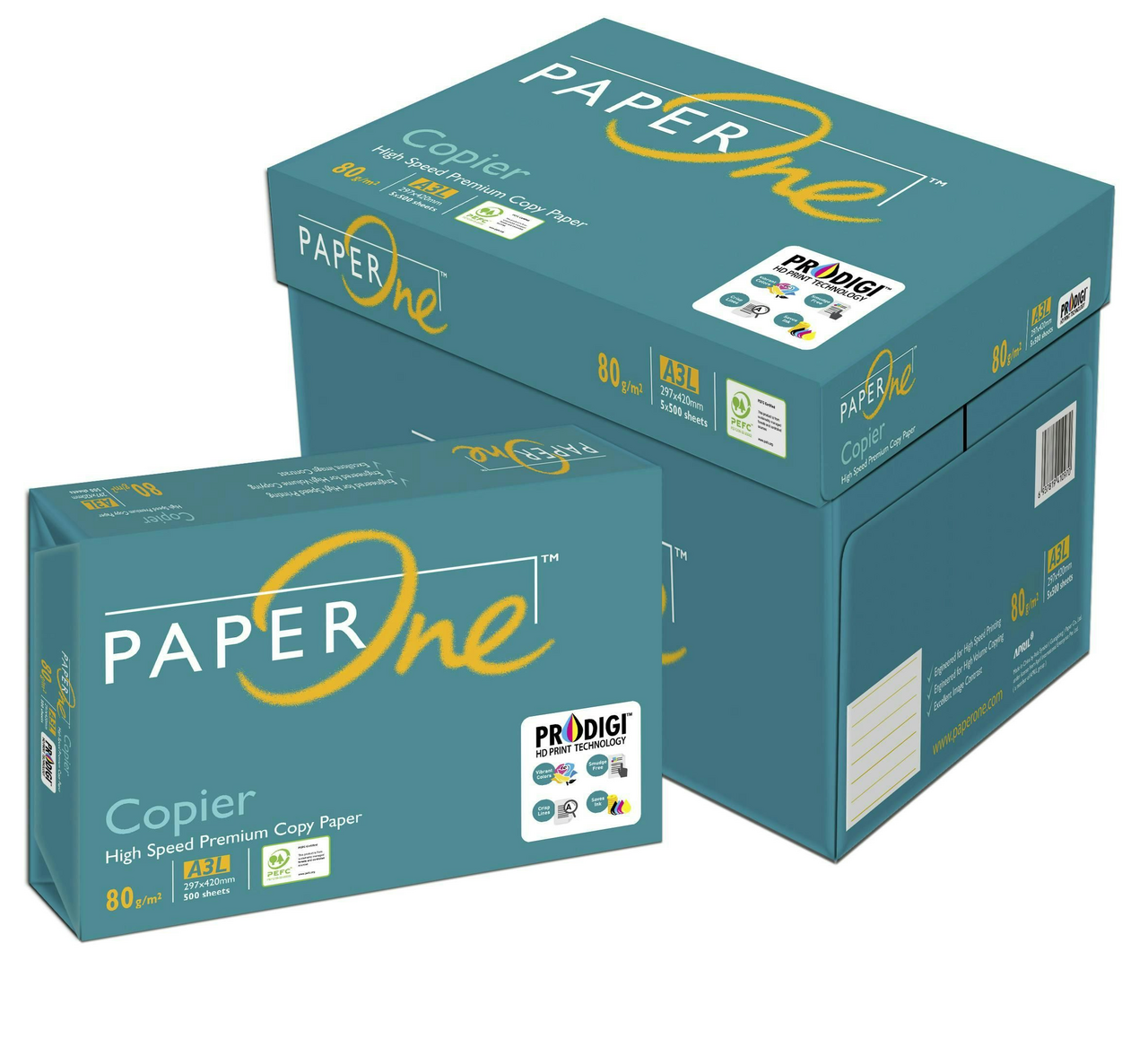 PAPER One Hartie Copiator A3 80 g 5 x 500 coli