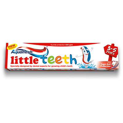 Aquafresh Little Teeth Pasta Dinti 3-5 Ani 50 ml