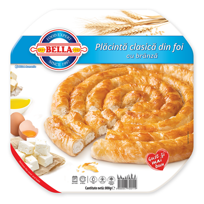 BELLA Placinta cu Branza 800 g ❄