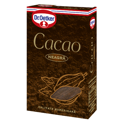 Dr. Oetker Cacao Neagra 2 x 100 g - WALTI