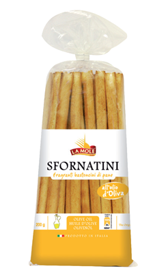 LA MOLE Sfornatini Grisine cu Masline 200 g