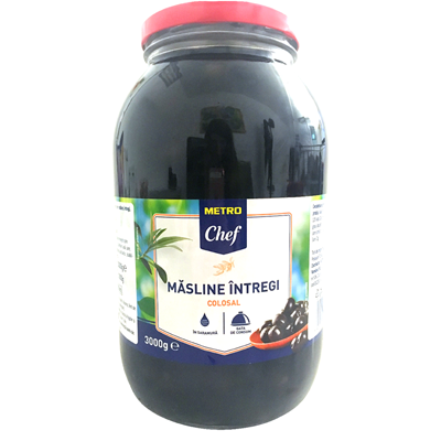 Masline Negre Colossal Calibru 121-140 1,8 Kg