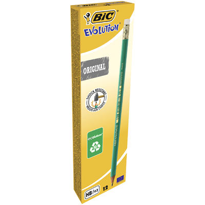 BiC Eco Creione Hb Flexibile cu Guma 12 bucati