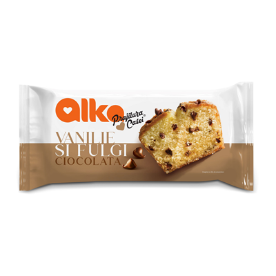 ALKA Prajitura Casei Vanilie si Fulgi de Ciocolata 300 g - WALTI