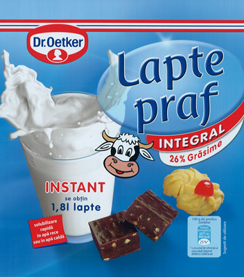 Dr.Oetker Lapte Praf Integral 250 g