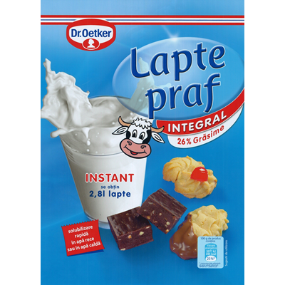 Dr. Oetker Lapte Praf Integral 380 g - WALTI