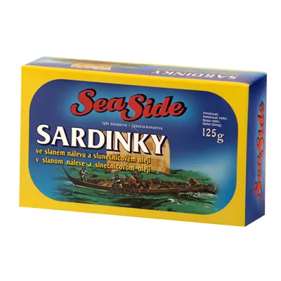 SEA SIDE Sardine in Ulei Vegetal 125 g - WALTI