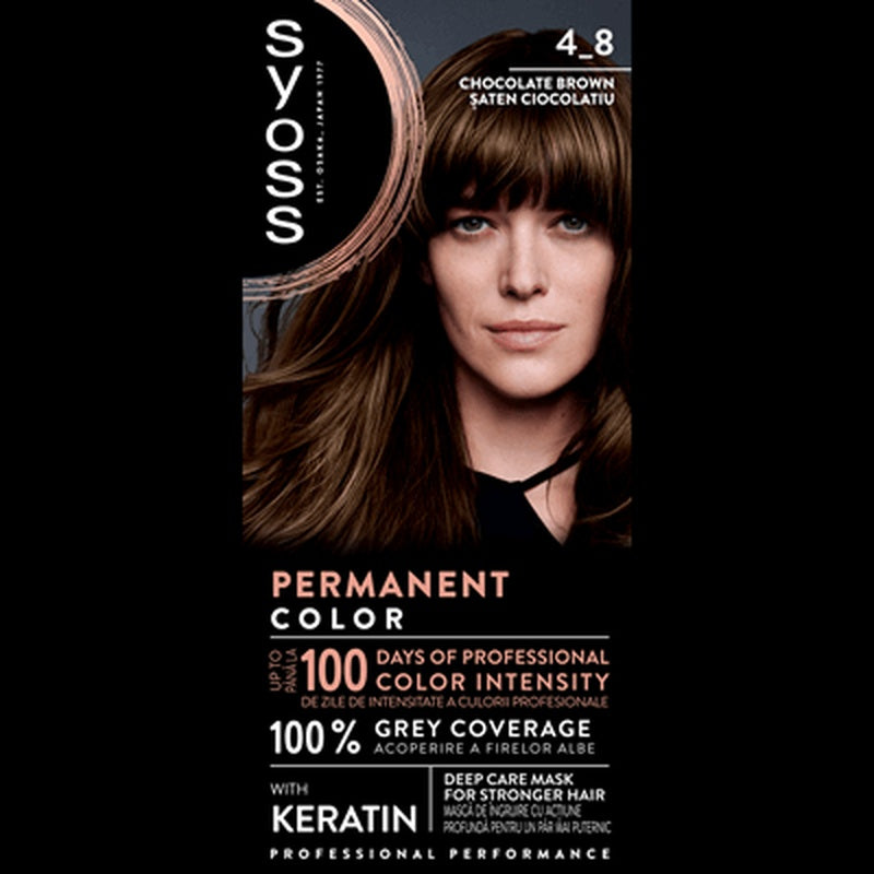 syoss Baseline Color Vopsea de Par Nuanta Chocolate Brown 115 ml