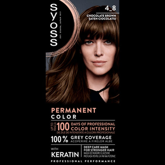 syoss Baseline Color Vopsea de Par Nuanta Chocolate Brown 115 ml