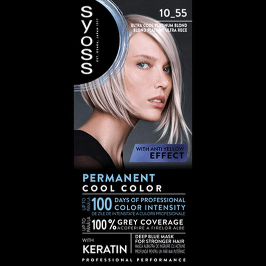 syoss Baseline Color Vopsea de Par Nuanta Ultra Platinum Blond 115 ml
