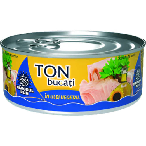 NAVODUL PLIN Ton Bucati in Ulei Vegetal 160 g - WALTI