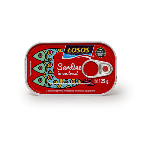 LOSOS Sardine in Sos Tomat 125 g - WALTI
