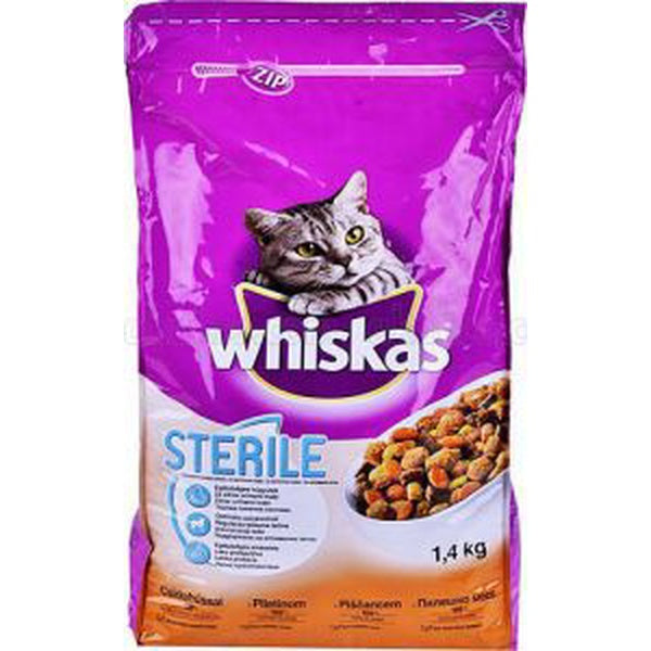 whiskas Hrana Uscata Pisici Adulte Sterile 1,4 Kg